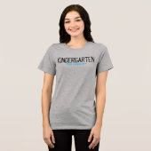 カスタム幼稚園担任の先生ネーム デザイン トライブレンドＴシャツ (正面全面)