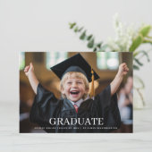 カスタム幼稚園3写真クラシック院生 案内状 (スタンド正面)