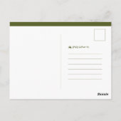 カスタム幾何学モダン写真アーチの卒業 ポストカード (裏面)