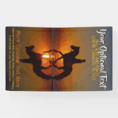 カスタム広告馬ショー乗馬 横断幕 (横)