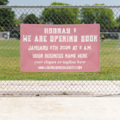 カスタム店舗、店舗または営業 横断幕 (インサイチュ)