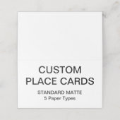 カスタム座席表空白のテンプレート プレイスカード (外部開封)