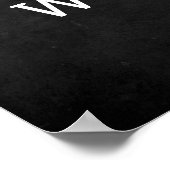 カスタム座標パーソナライズされたホームロケーションギフト ポスター (角)