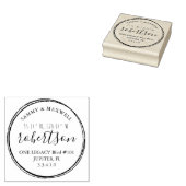 カスタム座標差出人住所 ラバースタンプ (押印)