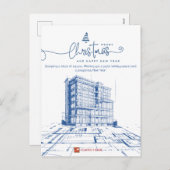 カスタム建築とデザイン、設計設計設計図 シーズンポストカード (正面/裏面)