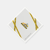 カスタム建築モダンダンプトラックパーティー紙 スタンダードカクテルナプキン (角)