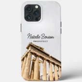 カスタム建築家の電話ケース、女性卒業者ギフト Case-Mate iPhoneケース (裏面)