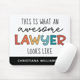 カスタム弁護士 |弁護士 |弁護士素晴らし マウスパッド