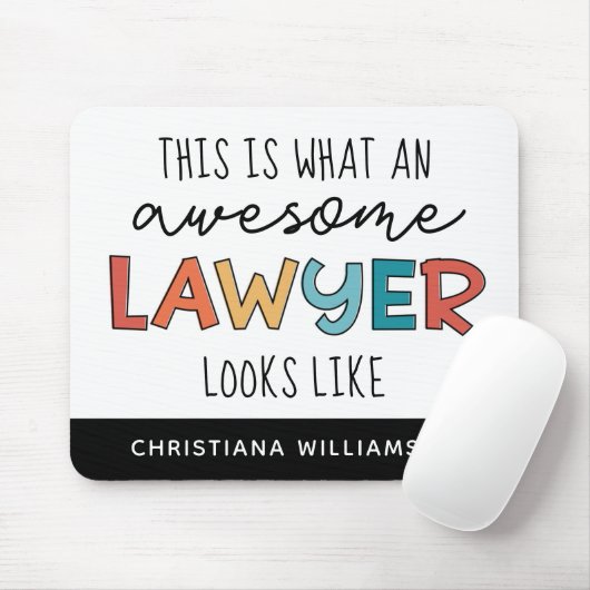 カスタム弁護士 |弁護士 |弁護士素晴らし マウスパッド (マウス)