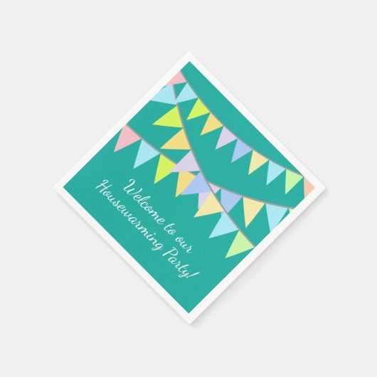 カスタム引っ越し祝いパーティーパーティーナプキン スタンダードカクテルナプキン (角)