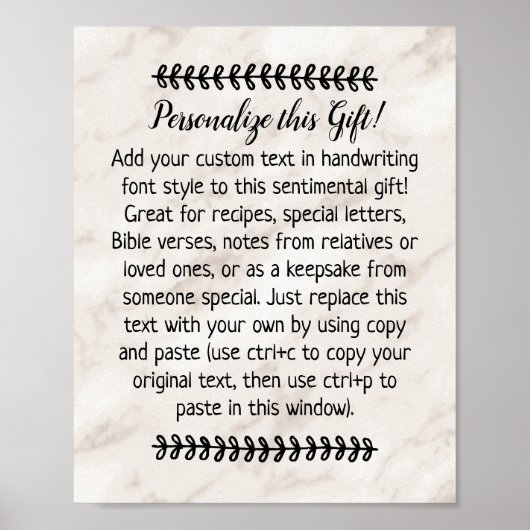 カスタム引用文ことわざレターキープサケパーソナライズされたー ポスター (正面)