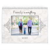 カスタム引用文と写真 カレンダー (カバー)