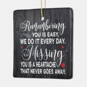 カスタム引用文の記憶は、馬のための記念碑 セラミックオーナメント (左)