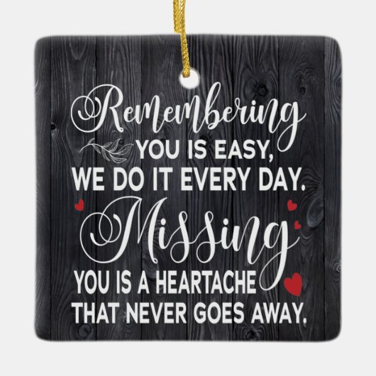 カスタム引用文の記憶は、馬のための記念碑 セラミックオーナメント (正面)