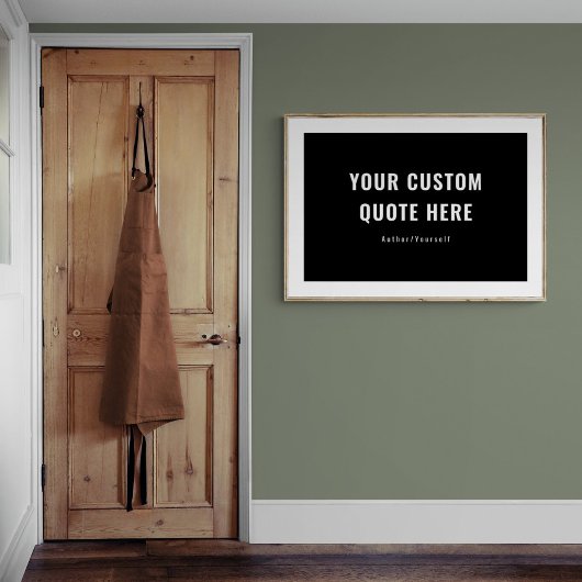 カスタム引用文またはことわざ最高の友達ギフトブラック ポスター