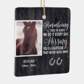 カスタム引用文を思い出す セラミックオーナメント (右)