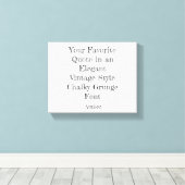 カスタム引用文キャンバス印刷 キャンバスプリント (インサイチュ (ウッドフロア))