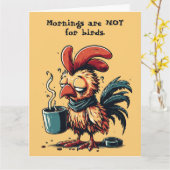 カスタム引用文チおもしろいキンレトロデザイン カード (黄色い花)