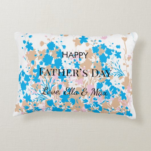 カスタム引用文デザインパパ特別日用 アクセントクッション (裏面)