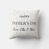 カスタム引用文デザインパパ特別日用 クッション (裏面)