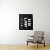 カスタム引用文バナーシパーソナライズされたュ引用文ウォール タペストリー (インサイチュ)