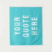 カスタム引用文バナーシパーソナライズされたュ引用文ウォール タペストリー (正面)