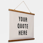 カスタム引用文バナーシパーソナライズされたュ引用文ウォール 吊り下げ型タペストリー (傾斜あり)
