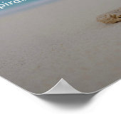 カスタム引用文パーソナライズされたポスター ポスター (角)