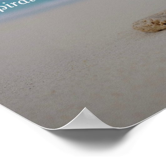 カスタム引用文パーソナライズされたポスター ポスター (角)