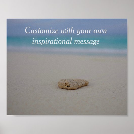 カスタム引用文パーソナライズされたポスター ポスター (正面)