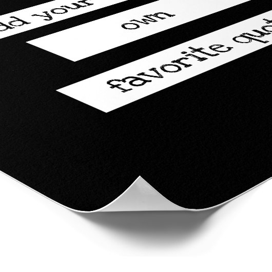 カスタム引用文ポスターを追加モダンする ポスター (角)