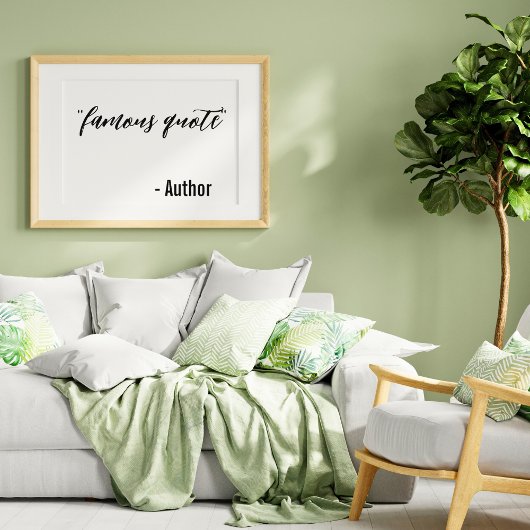 カスタム引用文ポスター作シンプル成 ポスター