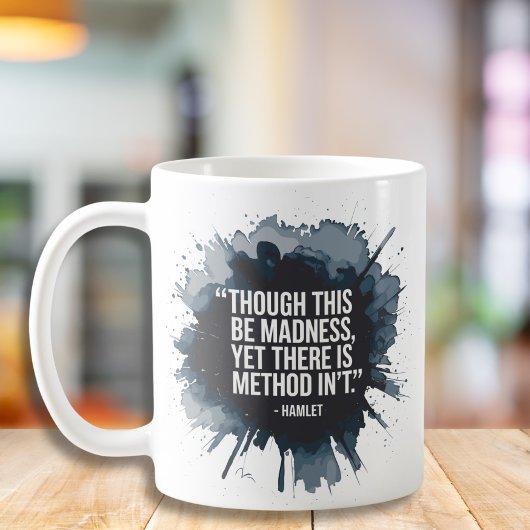 カスタム引用文モダンミニマリスト水の色 コーヒーマグカップ