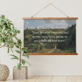 カスタム引用文ヴィンテージ 吊り下げ型タペストリー