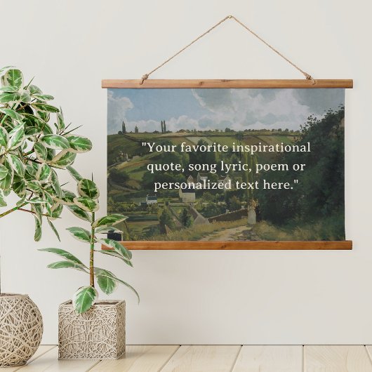 カスタム引用文ヴィンテージ 吊り下げ型タペストリー