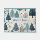 カスタム引用文冬は来の ドアマット (正面)