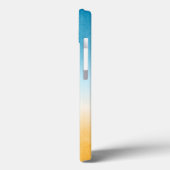 カスタム引用文平和的海水の色勾配 Case-Mate iPhoneケース (裏面 / 左)