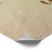 カスタム引用文感動的ビーチポスター ポスター (角)