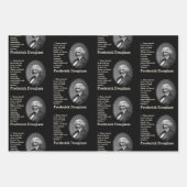 カスタム引用文感動的フレデリック双眼鏡 ラッピングペーパーシート (正面3)