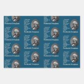 カスタム引用文感動的フレデリック双眼鏡 ラッピングペーパーシート (正面2)