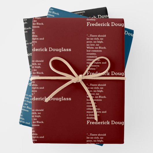 カスタム引用文感動的フレデリック双眼鏡 ラッピングペーパーシート (インサイチュ)