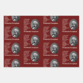 カスタム引用文感動的フレデリック双眼鏡 ラッピングペーパーシート (正面)