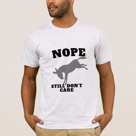 カスタム引用文気にのミームおもしろい冗談 Tシャツ (正面)