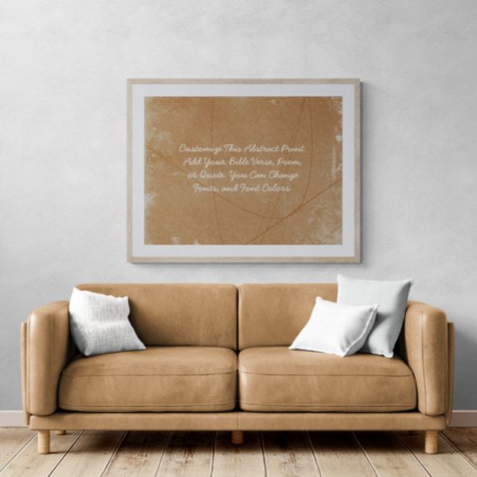 カスタム引用文独自の単語をアップロード抽象芸術アート ポスター