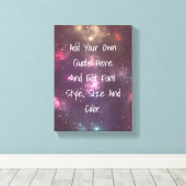 カスタム引用文自分で キャンバスプリント (インサイチュ (ウッドフロア))