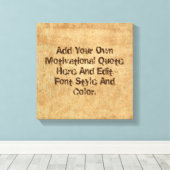 カスタム引用文自分で キャンバスプリント (インサイチュ (ウッドフロア))