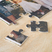 カスタム引用文4フォトギャラリーパーソナライズされたパズル ジグソーパズル (側面)