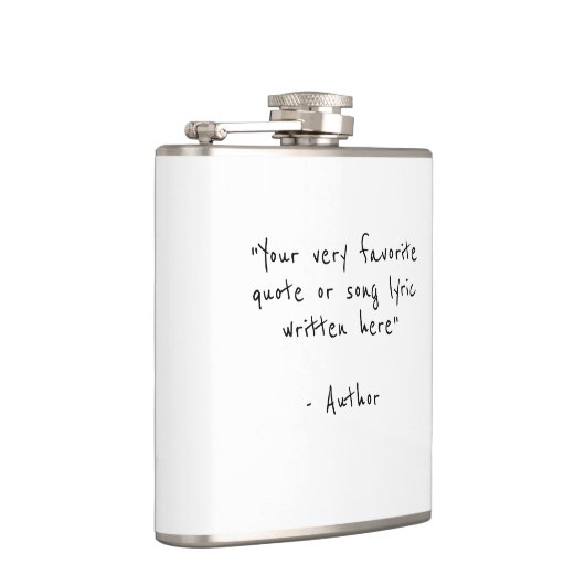 カスタム引用文 – 独自のお尻を作成 フラスク (右)