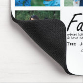 カスタム引用文Photo Collage Keepsake マウスパッド (コーナー)