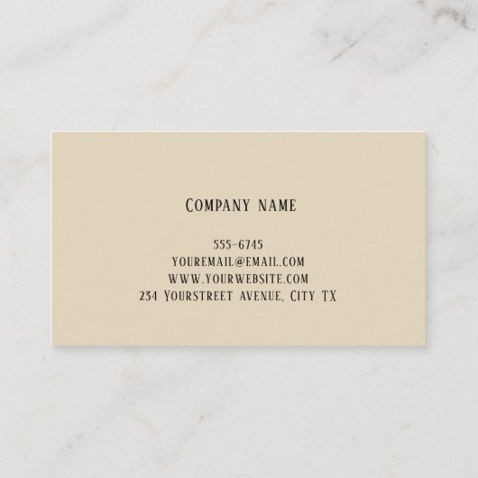 カスタム彫り素朴材 名刺 (裏面)